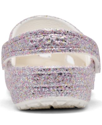 Little Girls Glitter Classic Clogs from Finish Line