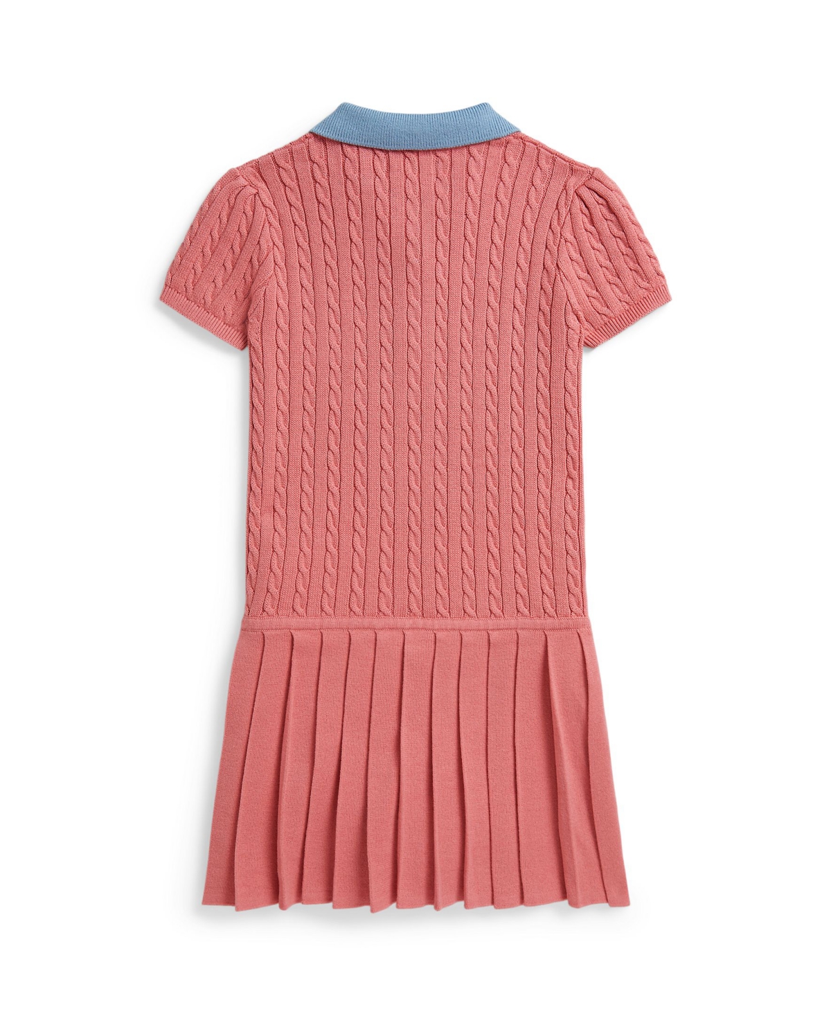 Polo Ralph Lauren Girls' 2T-6X Mini-Cable Collar Sweater Dress
