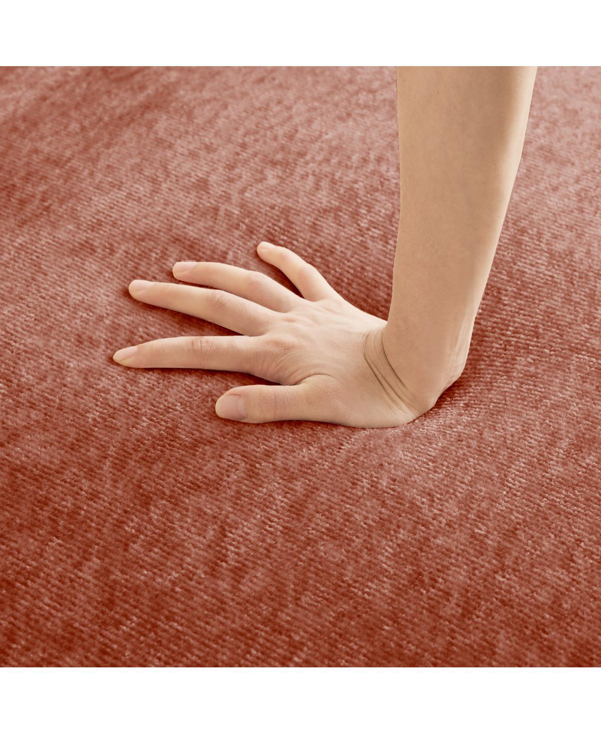 Streamdale Furniture Streamlined Deep Seat Modular 3-Seat Boneless Sofa with French Edge Piping, Red Velvet