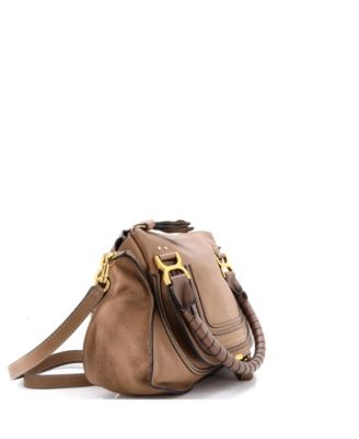 Medium Marcie Satchel Leather