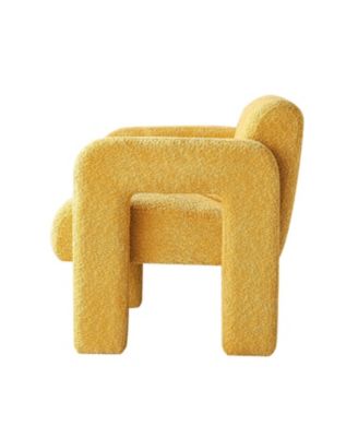 31.10" Wide Boucle Upholstered Accent Chair