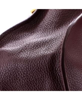 Small Marcie Satchel Leather