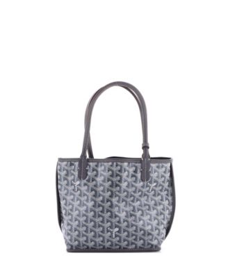 Mini Anjou Reversible Tote Coated Canvas