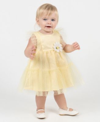 Baby Girls' Sleeveless Round Neck Dress