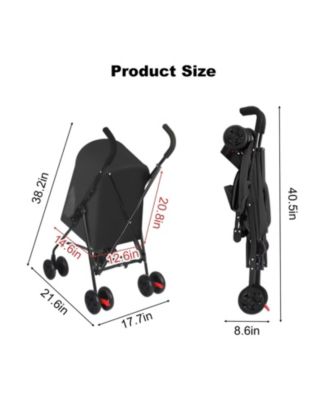 Rolling Kitten Carrier Backpack with Removable Wheels, Under 18LBS