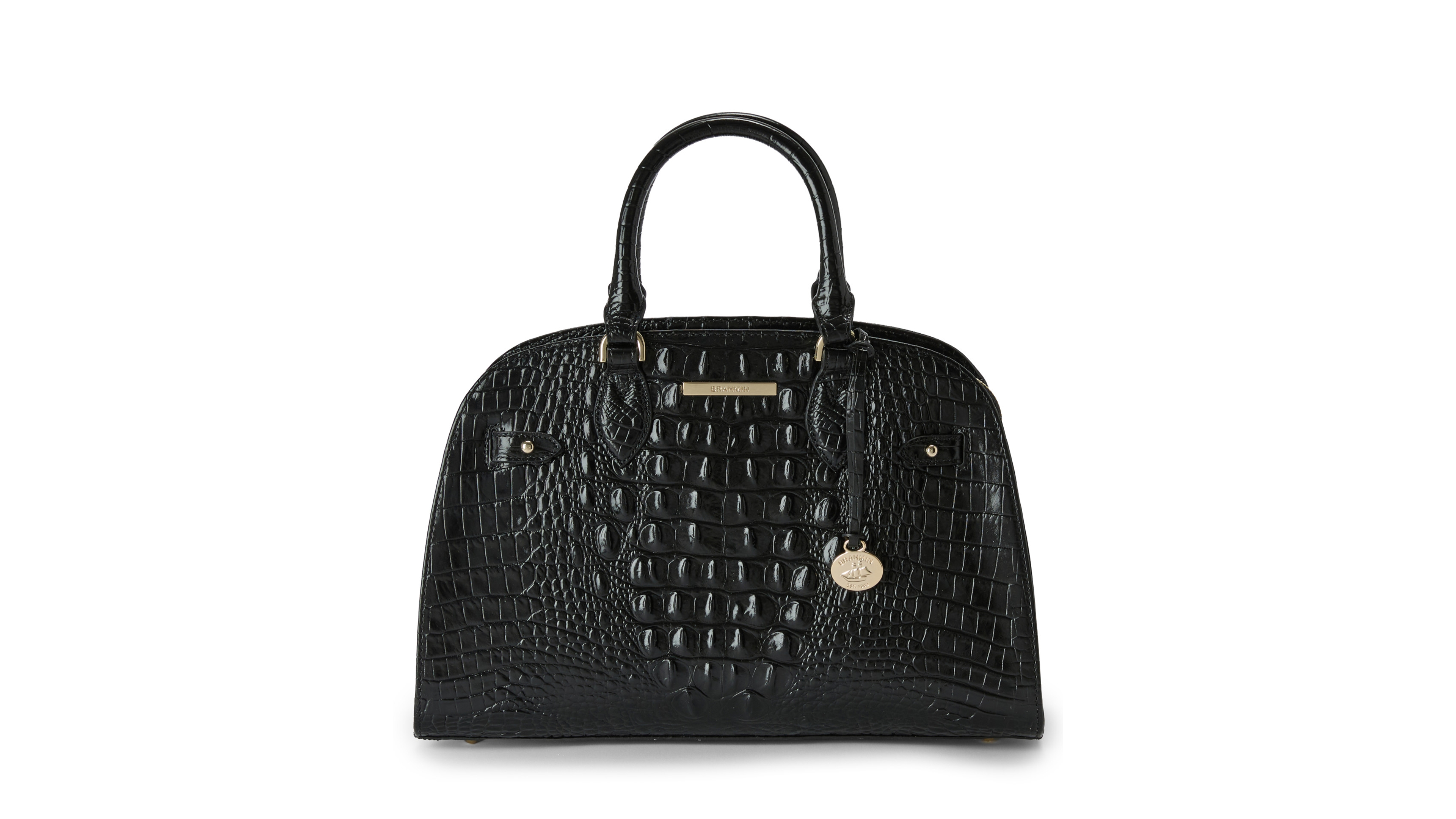Brahmin Angelina Melbourne Medium Leather Satchel Bag