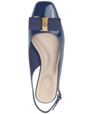 Women's Battah Block Heel Slingback Pumps