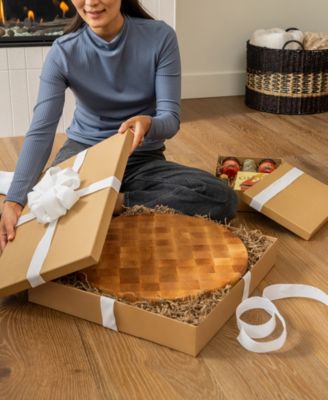 CCB Series 18" Round Wooden Maple Cutting Board