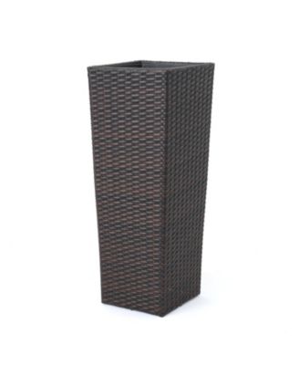 Multibrown Wicker Flower Pots - Set of 2