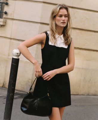 Women's Collared Sleeveless Mini Dress