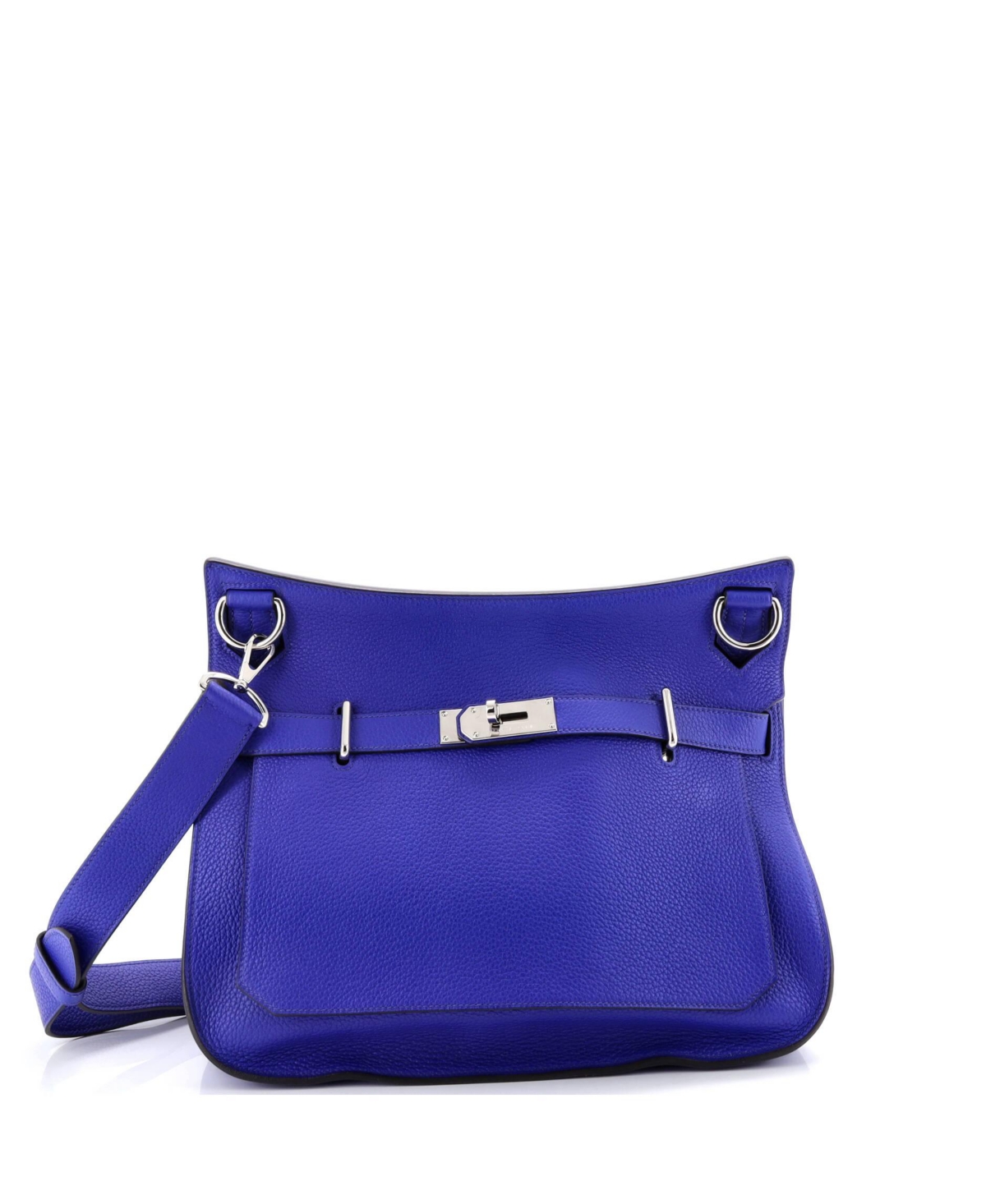 Pre-Owned Hermes 34 Jypsiere Bag Clemence - Blue