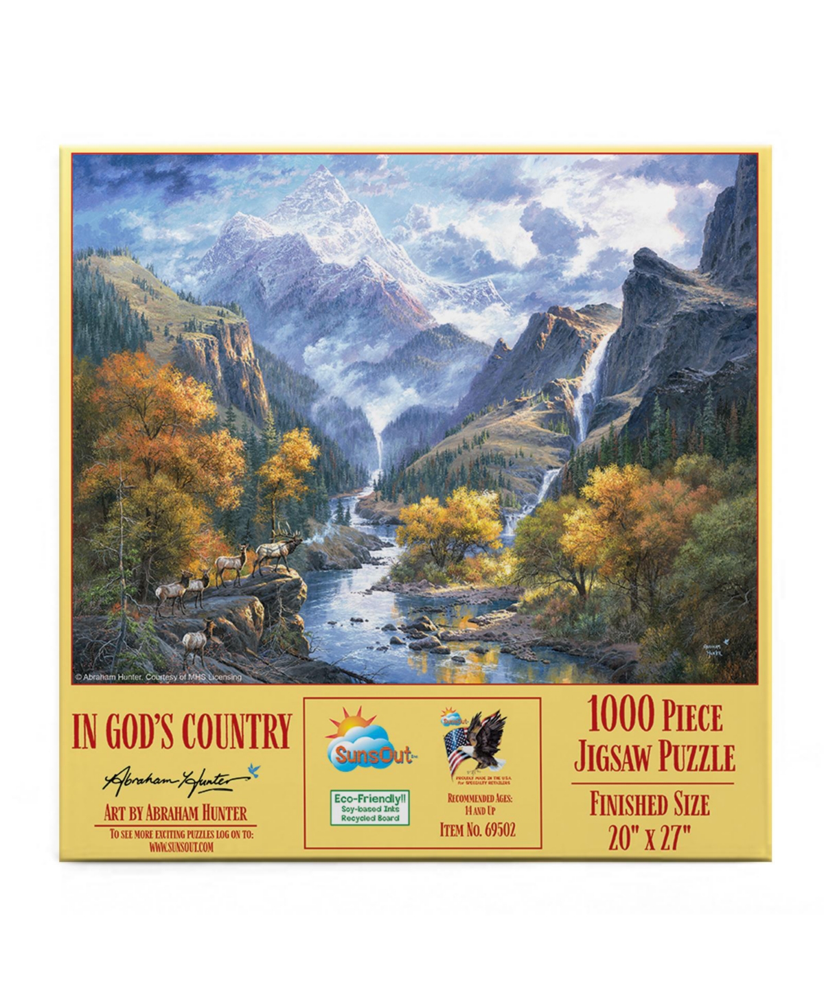 SunsOut In Gods Country 1000 piece Jigsaw Puzzle for Adults