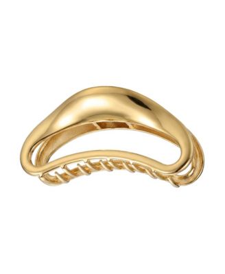 Women's Large Crescent Metal Claw Clip