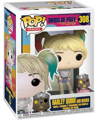 DC Comics Birds of Prey Funko POP | Harley Quinn w/ Beaver