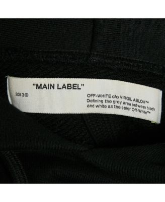 Men's Cotton Knit Arrow Applique Hoodie