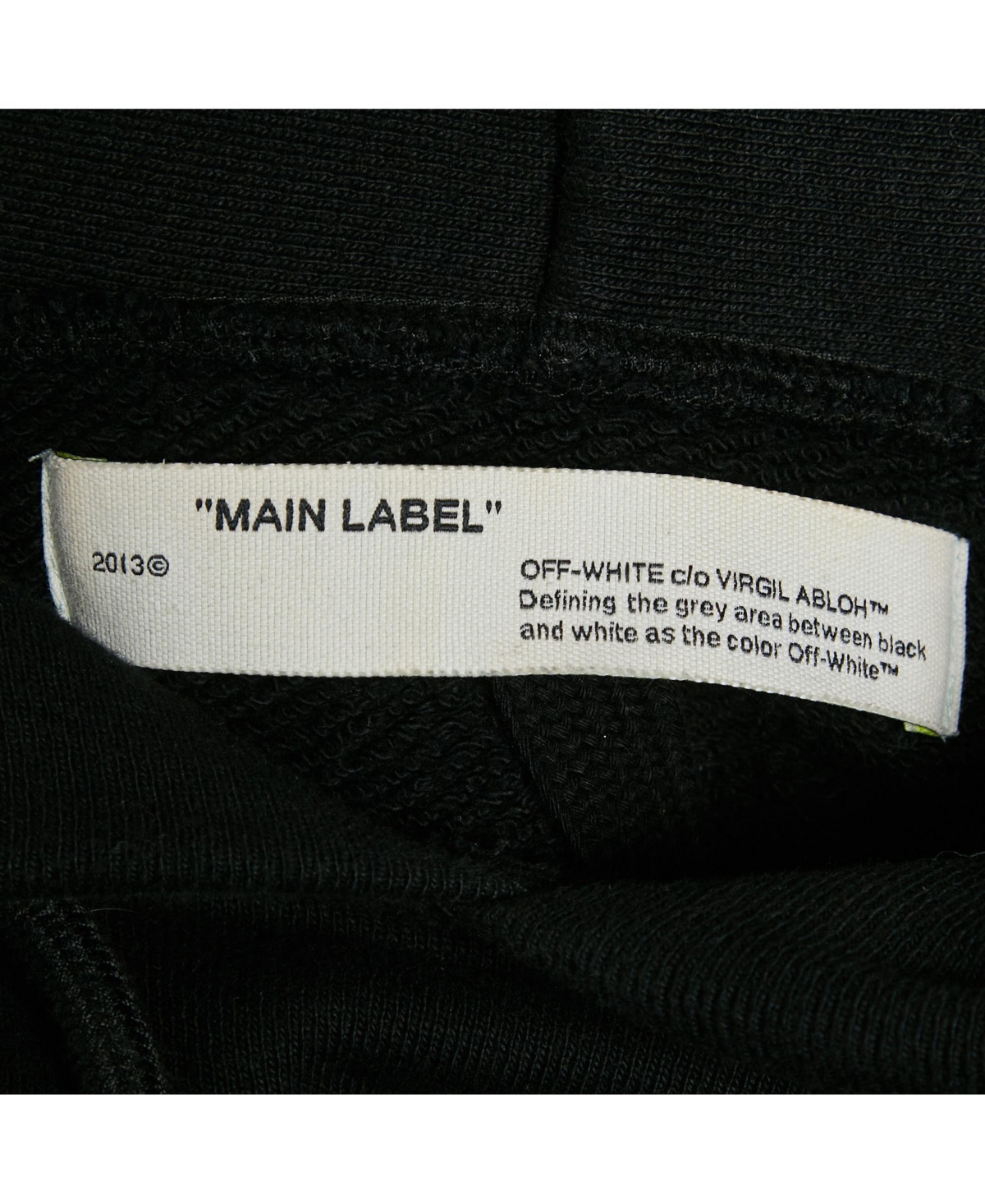 Pre-Owned Off-White Men's Cotton Knit Arrow Applique Hoodie