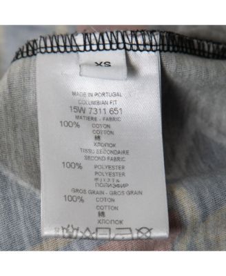 Men's Black Distressed Cotton Crewneck Sweatshirt