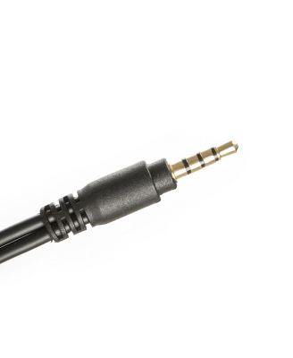 TCB2 XLR (Female) Microphone to TRRS (Male) Smartphone Adapter with Headphone Jack for iPhone & Android