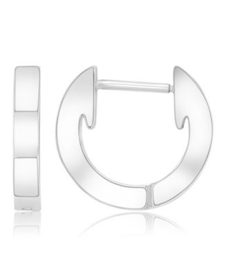 Waterproof Yellow 15mm Huggie Earrings