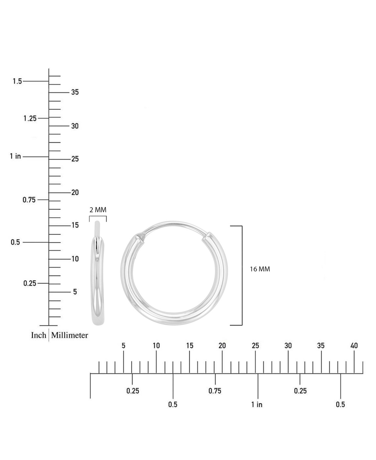 Roxy Waterproof Yellow 16mm Huggie Earrings