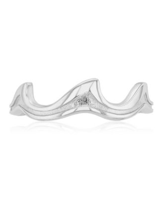 Waterproof Yellow Trio Waves Ring