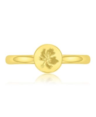 Waterproof Yellow Hibiscus Toe Ring
