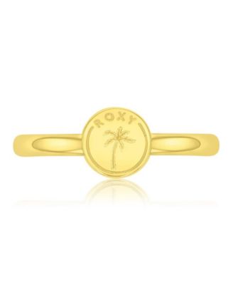 Waterproof Yellow Palm Tree Toe Ring
