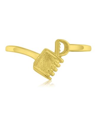 Waterproof Yellow Key Lock Toe Ring