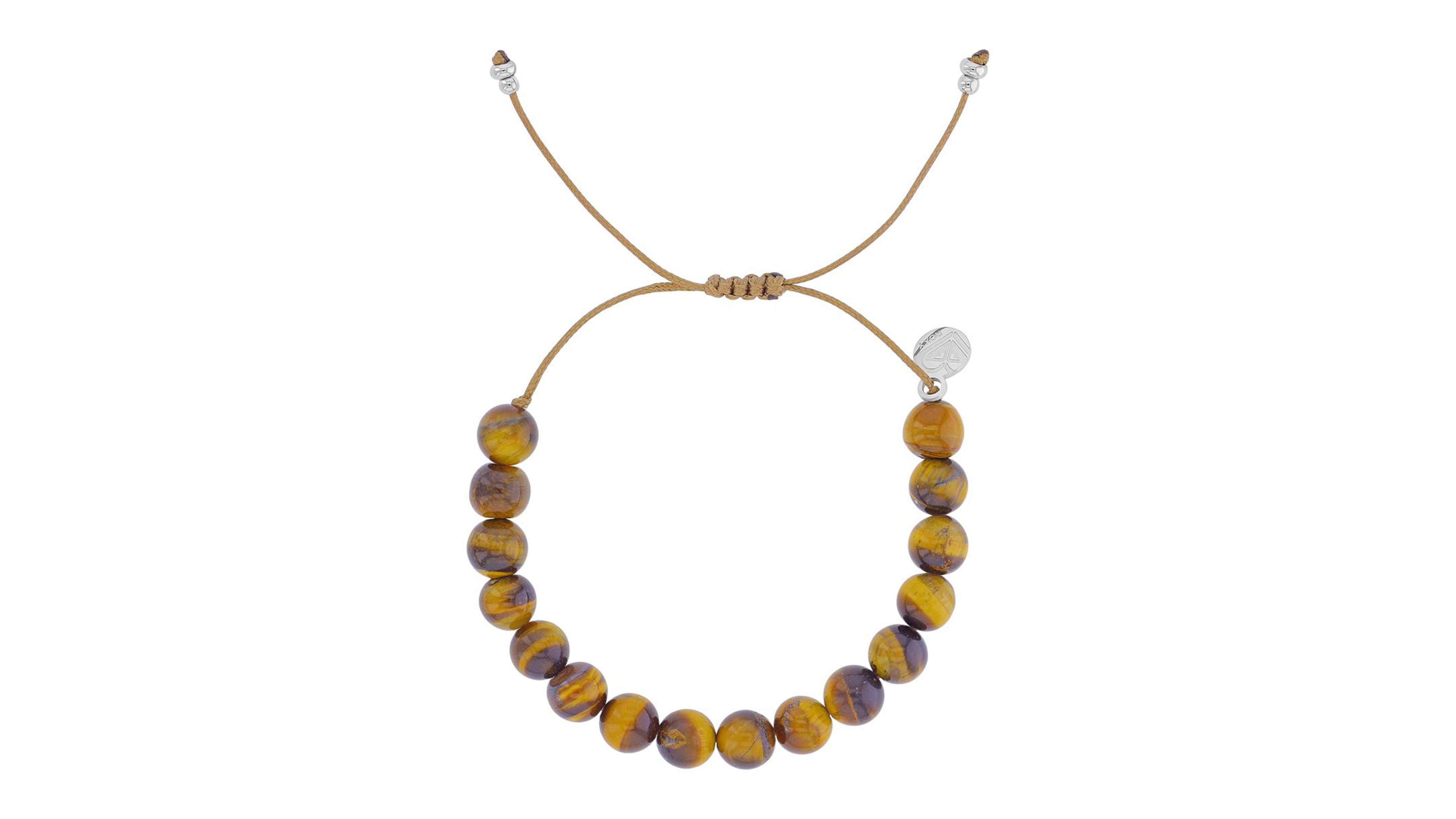 Roxy Waterproof Tiger Eye Adujustable Bracelet