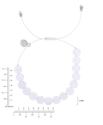 Waterproof Clear Quartz Adujustable Bracelet