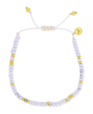 Waterproof Yellow Grey Turquoise White Marble Adjustable Bracelet