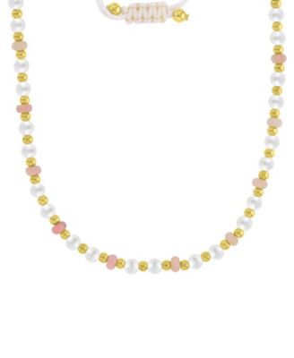 Roxy Waterproof Yellow Beads Grey Turquoise Adjustable Necklace - Yellow 128$
