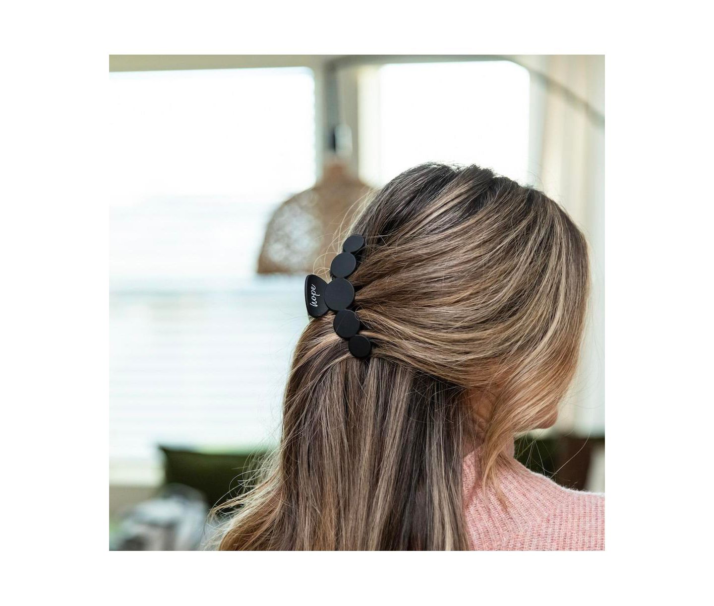 Женская заколка Headbands of Hope Matte Dot Claw Clip, цвет: Чёрный — фото 8