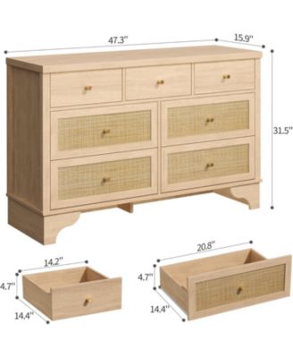 4 drawer wooden dresser, modern tall storage organizer for bedroom
