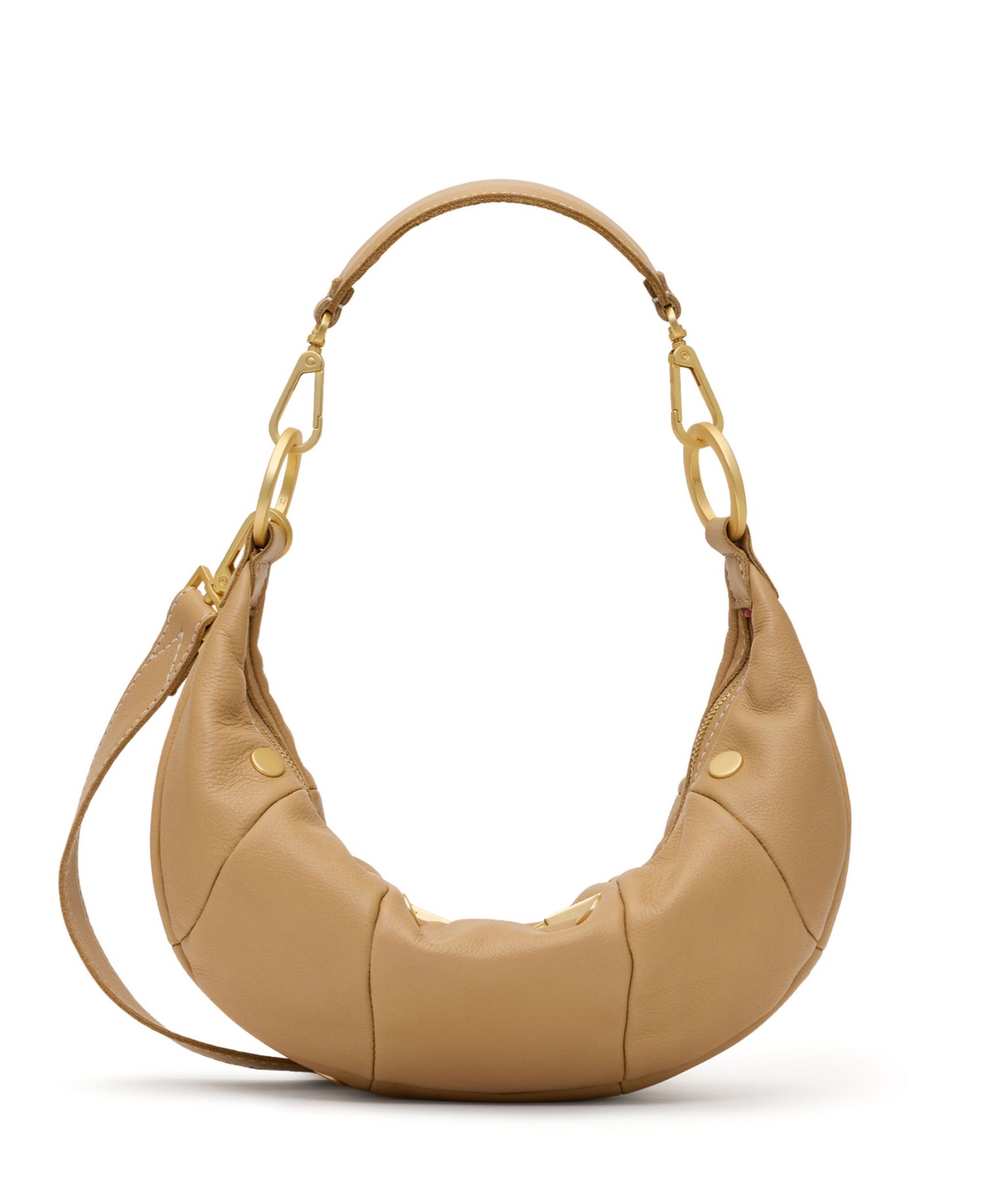 Erica Small Leather Crescent Shoulder Handbag