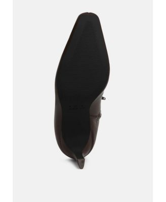 Womens Syringa Kitten Heel Long  Boots