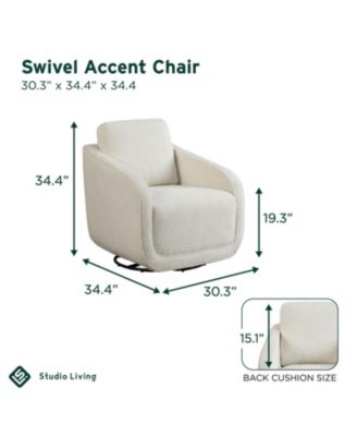 30" Luca Swivel Accent Chair