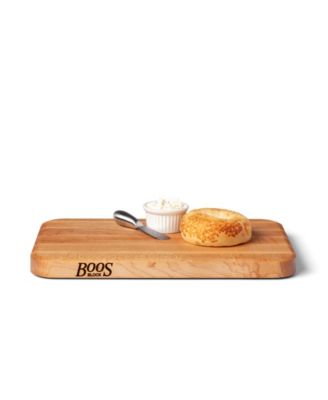 Chop-N-Slice Series Rectangular Wooden Maple Cutting Board, 16" x 10"