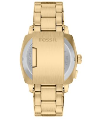 Men's Machine Big Tic Gold-Tone Stainless Steel Watch, 41mm