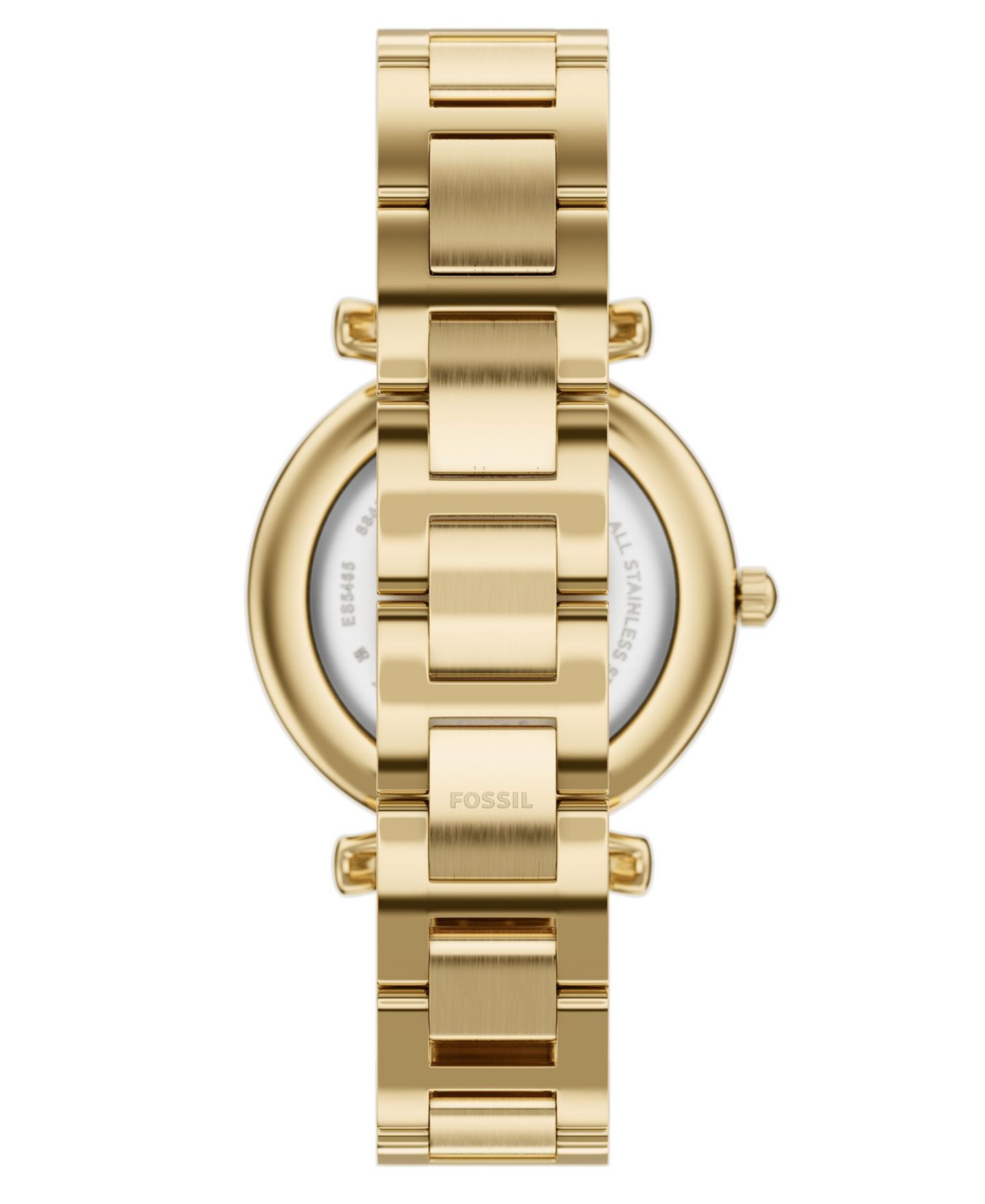 Женские часы Fossil Carlie Three-Hand Gold-Tone Stainless Steel Watch, 35mm — фото 3