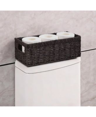 Handmade Paper Rope Baskets with Handles