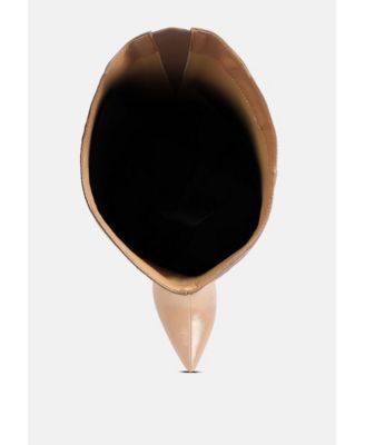 Womens Minkles Patent Pu Long Slim Block Heeled Boots