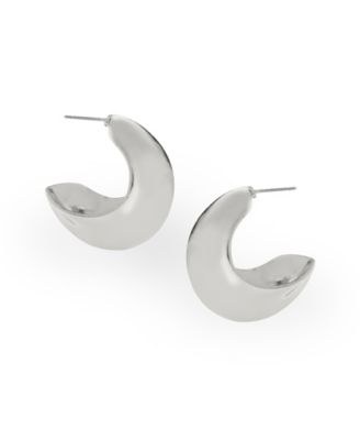 Vintage C Hoop Earrings