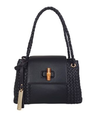 Sondra Woven Small Satchel Bag