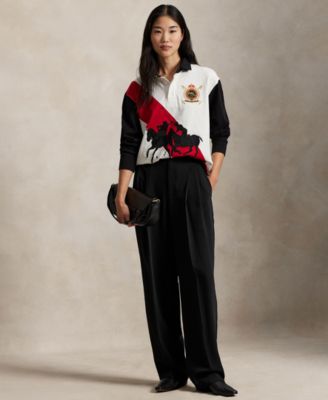 Women's Rugby Collared Jersey Shirt