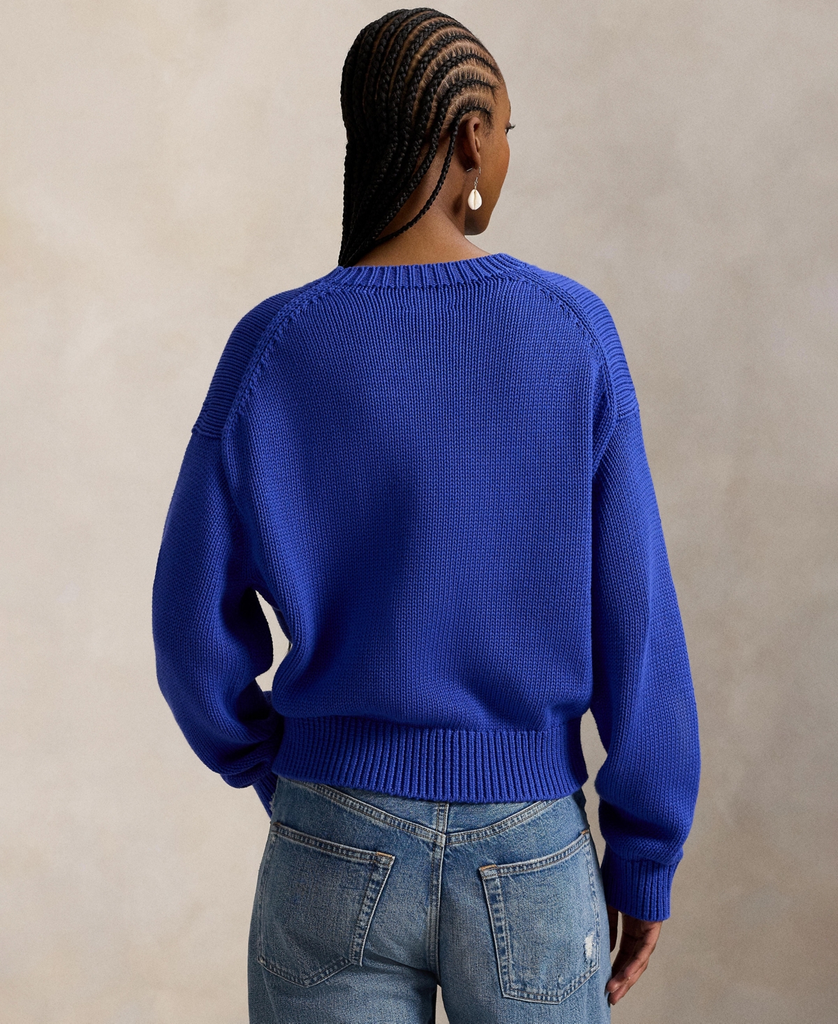 Polo Ralph Lauren Women's Big Pony Crewneck Sweater