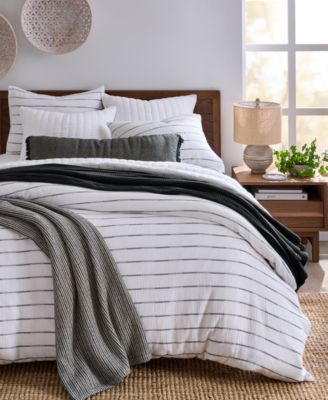 Shadow Stripe 3-Pc. Comforter Set, Full/Queen