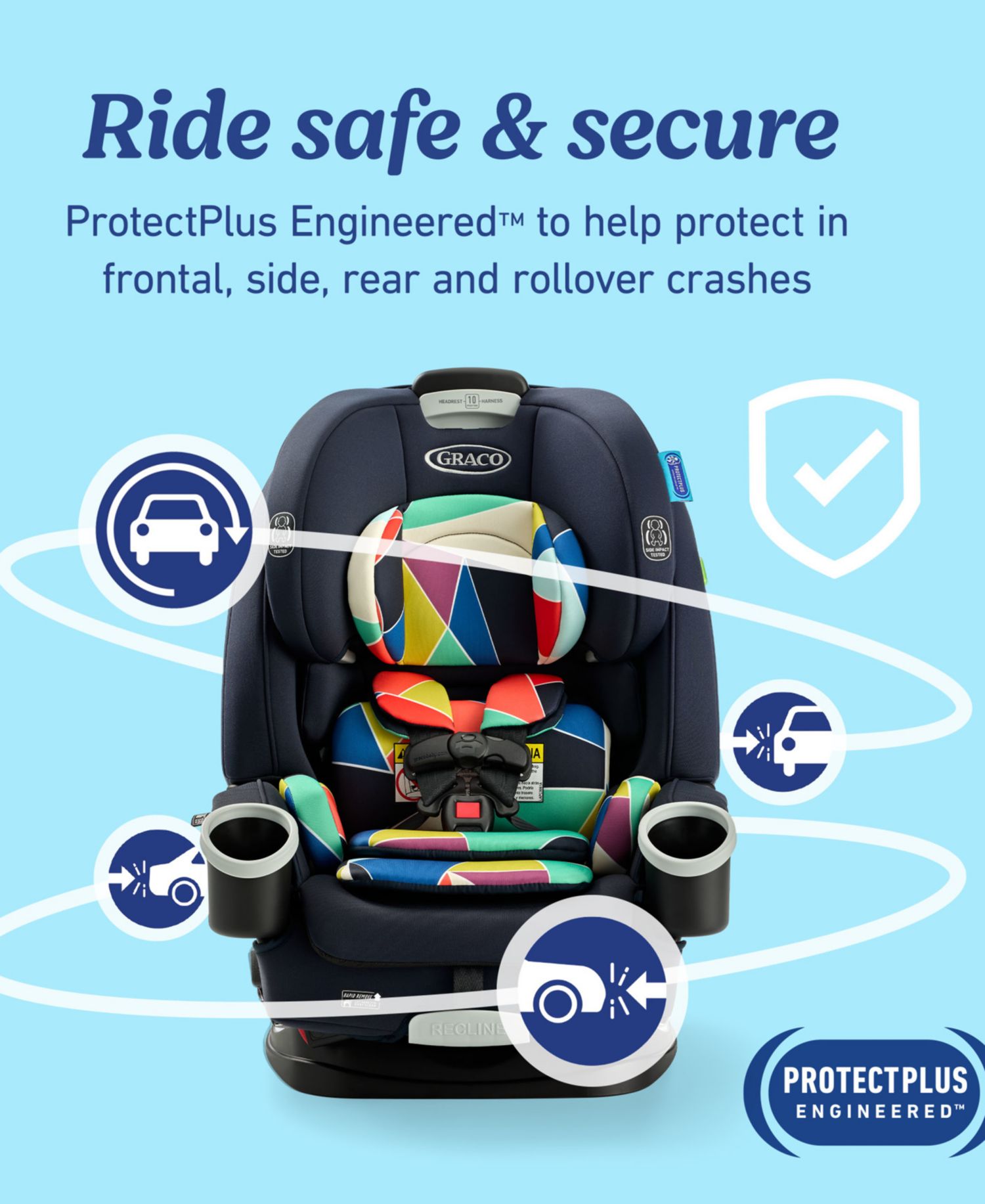 Baby or Toddler Boys' and Girls' 4Ever DLX 4-in-1 Car Seat