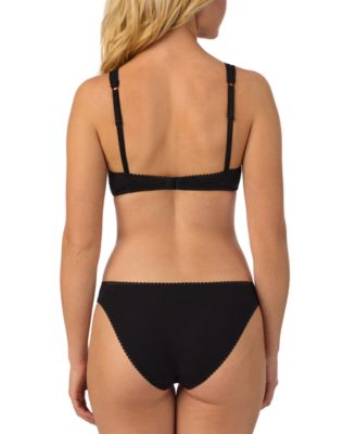 Women's Cabana Cotton Lace-Trim Bralette 010404