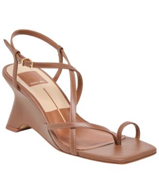 Women's Aylee Toe Ring Strappy Dressy Wedge Sandals